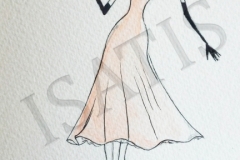 Robe rose
